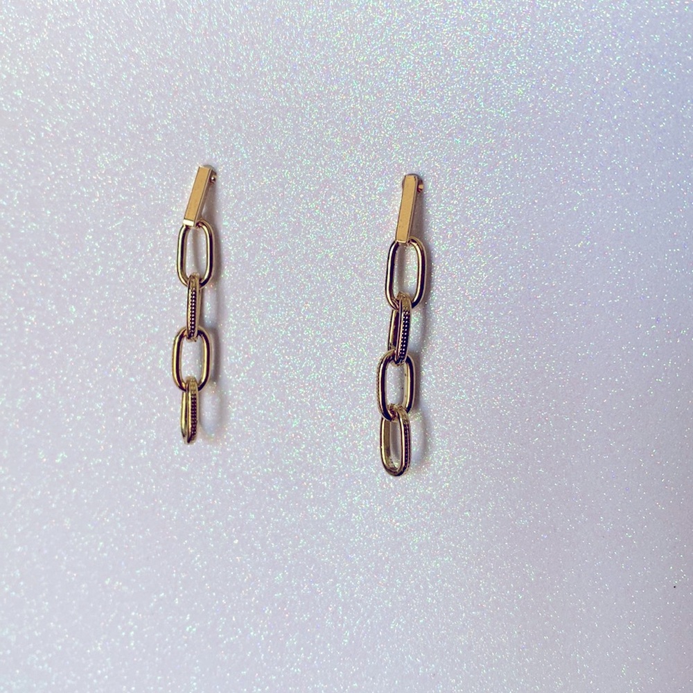 Bar & Chain Earrings